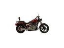 Fat Shot 2-1 Exhaust System 4 Inch Chrome For 12-17 Dyna