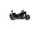 Fat Shot 2-1 Exhaust System 4 Inch Chrome For 12-17 Softail