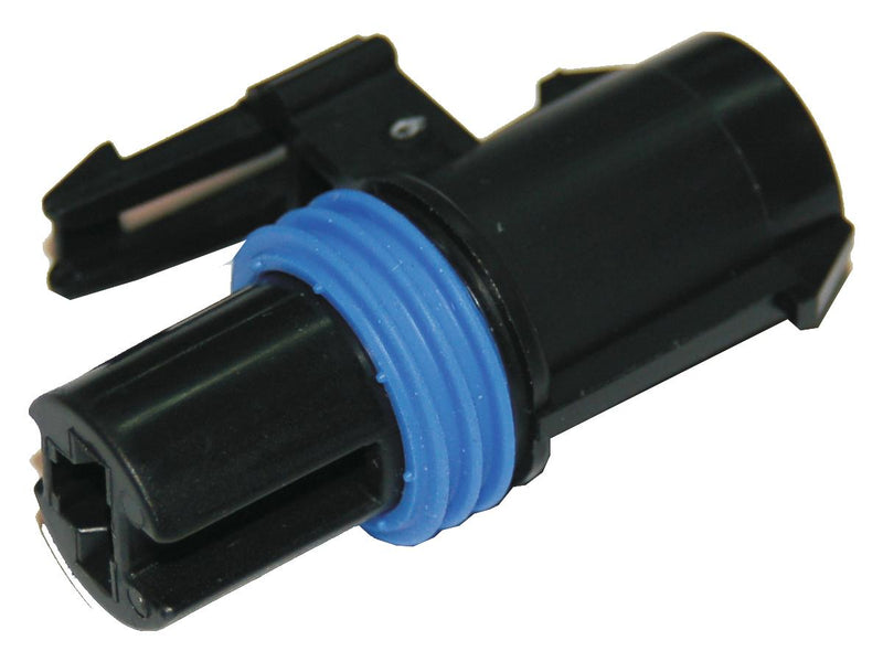 1-Position Female Connector With Wire Seal & Terminal Black