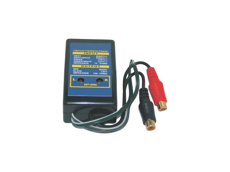 Hi To Low Level Converter For OEM Radios With Amplifiers Black