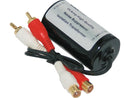 In-Line Rca Cable Noise Filter For Engine Noise Reduction Black For 95-24 Touring