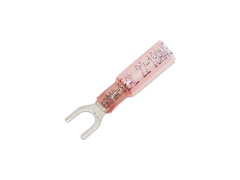 Heat Sealable Fork Terminal Pink - 0.7-1.2mm