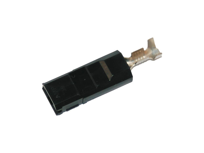 Socket Housing With Terminal For OEM Speaker Amp .25 Inch Female Black For 94-24 Touring