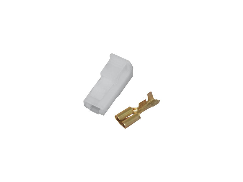 1-Position 0.25 Inch Female Connector & Terminal Connector & Terminal Kit