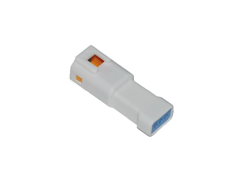 JST Series Connector With Wire Seal JST 3-Position Tab White