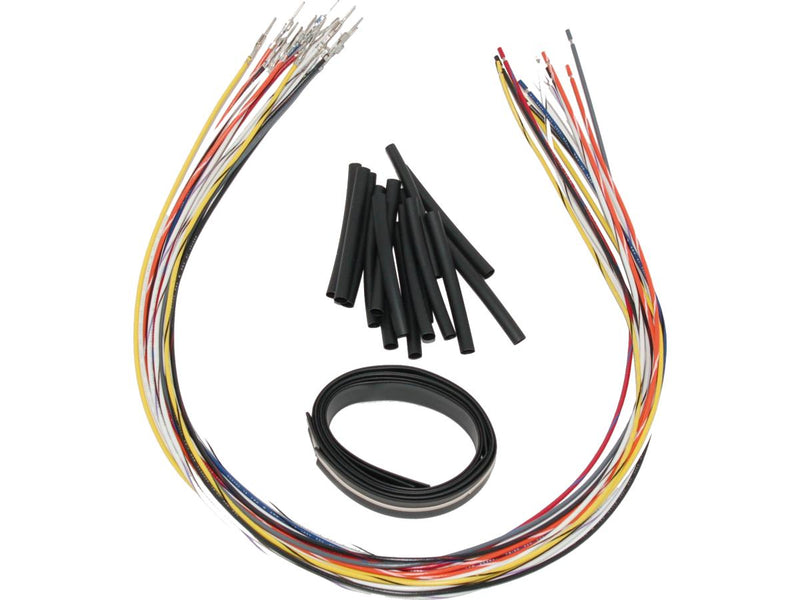 Cut & Solder Handlebar Switch Wire Extensions 14 Wires - 24 Inch