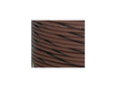 OEM Colored 1mm Wire Spools Brown / Black Stripe