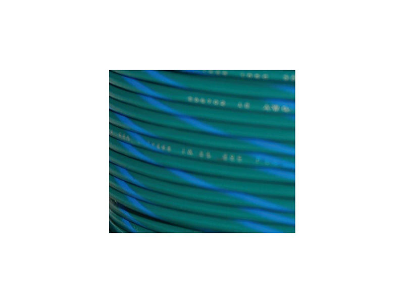 OEM Colored 1mm Wire Spools Green / Blue Stripe