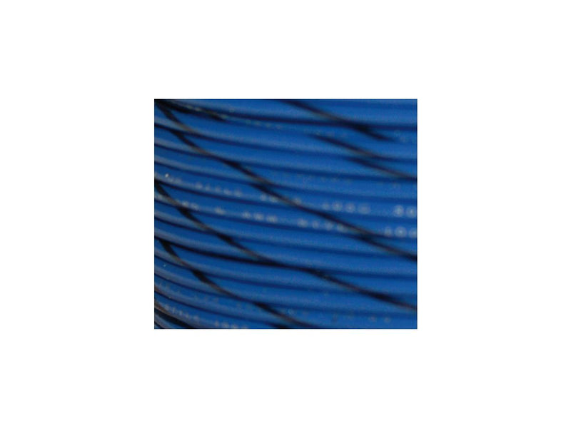 OEM Colored 1mm Wire Spools Blue / Black Stripe