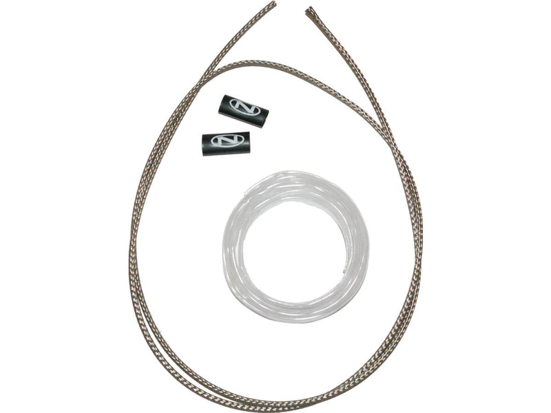 Regulator Harness "DIY" Kit Fits All Ignitions 1 Stainless Braid 1 Clear Heat Shrink