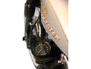 Speedometer Relocation Kit With speedometer cover Black Powder Coated
