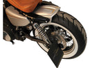 Sidemount License Plate Bracket Kit Black Powder Coated Austria 210 x 170mm For 86-20 Sportster