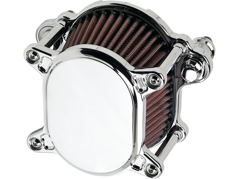 Omega Smooth Air Cleaner Chrome For 99-17 Dyna