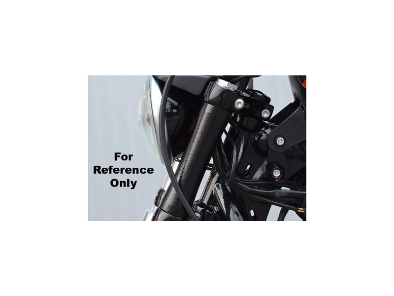 Curved Upper Fork Cover Chrome For 10-15 XL1200X
