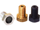 Screen Cylinder Head Breather Bolt 3/8"-17 UNC Black Anodized