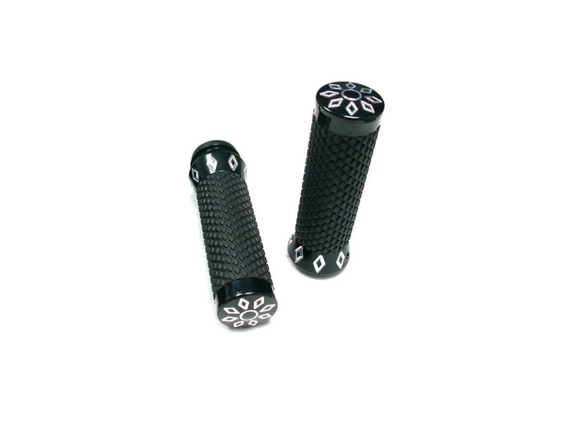 Argyle Grips Black Raw Cut 1 Inch Throttle By Wire