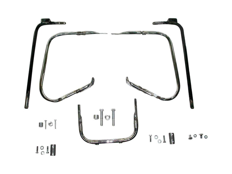 Wide Tyre Swingarm Saddlebag Support Bracket Chrome