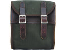 Universal Leather Sissy Bar Bag Army Green Canvas