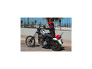 Tall Sissy Bar With Pad Chrome 8.25 x 12.5 x 24.75 Inch For 96-03 Sportster