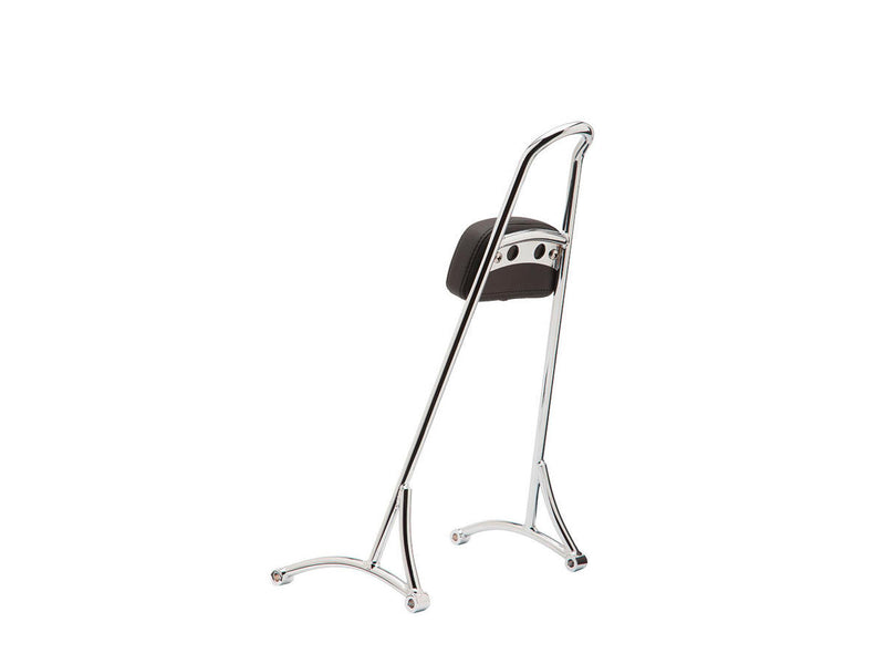 Tall Sissy Bar With Pad Chrome 8.25 x 12.5 x 24.75 Inch For 96-03 Sportster