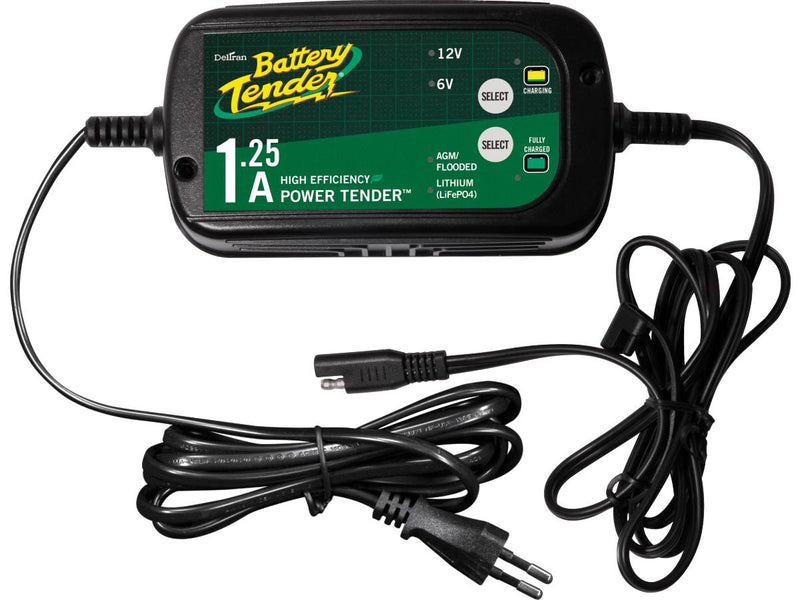 Dual Select Lead Acid / Lithium Battery Charger - 1.25 Amp - 6/12V