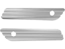 Saddlebag Latch Covers 10-Gauge, FLT, Chrome Saddlebag Latch Covers