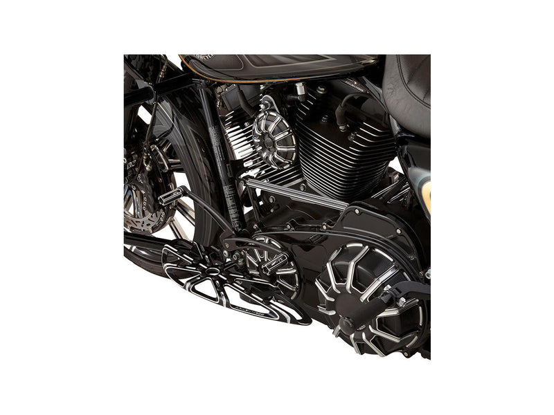 10-Gauge Driver Floorboards Black Anodized