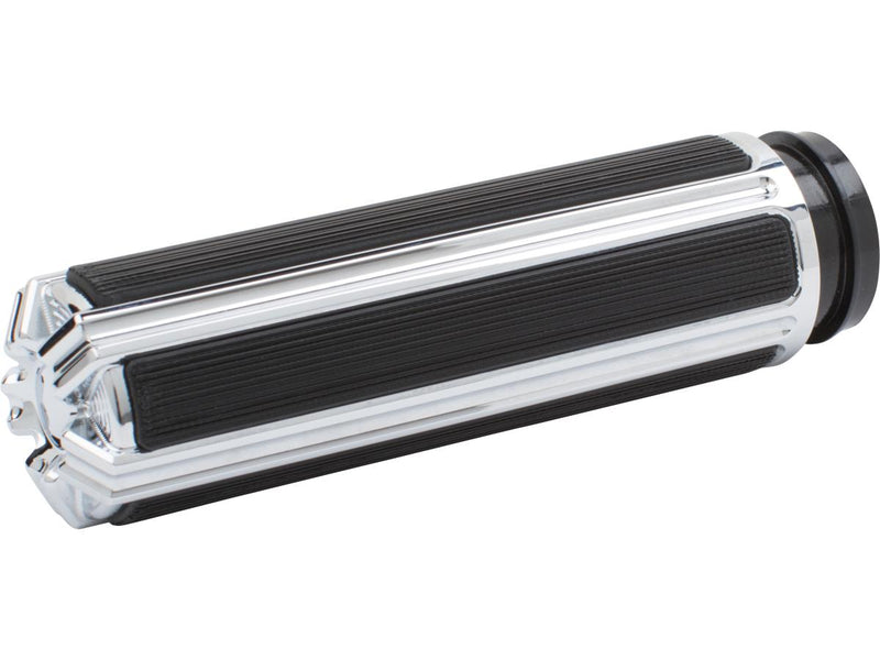 10-Gauge Grips Chrome Throttle By Wire - 1 Inch