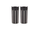 10-Gauge Fork Boot Black Anodized - 2 Inch