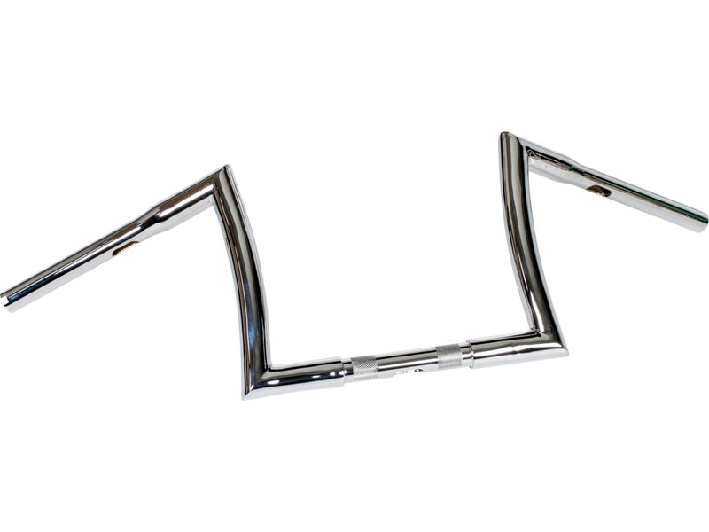 Bad Ape Hanger Handlebar Chrome Throttle By Wire - 10 x 1.25 Inch