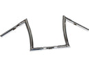 Bad Ape Hanger Handlebar Chrome 1 1/4" Throttle By Wire - 14 x 1.25 Inch