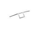 Square Handlebar Non-Dimpled 3-Hole Chrome 7/8 Inch