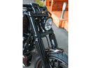 End Cap Fork Cover Cult-Werk Fork Cap Black Powder Coated For 13-14 FXSBSE