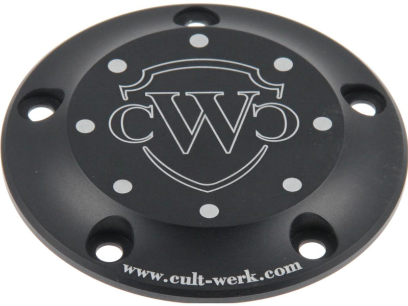 Point Cover 5-Hole Black Anodized