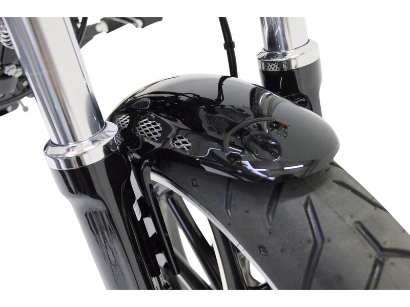 Custom V2 Front Fender Gloss Black - 16 Inch