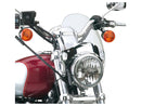 Flyscreen Windshield Kit Chrome Brackets 52-56mm Light Smoke - 8.5 x 9.25 Inch