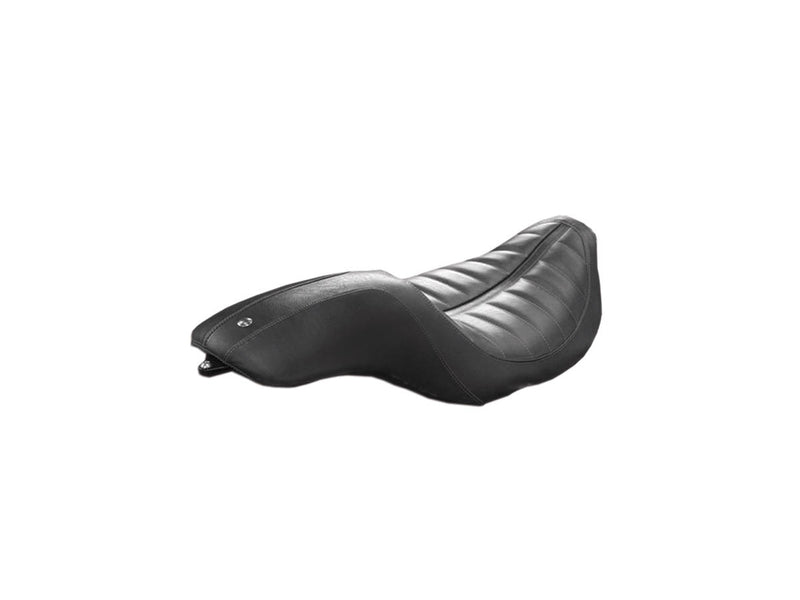 2-Up Enzo Horizontal Seat Black Vinyl For 08-23 Touring