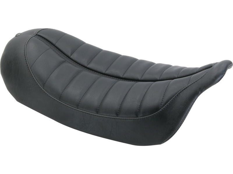 Enzo Horizontal Solo Seat Black Vinyl For 08-23 Touring