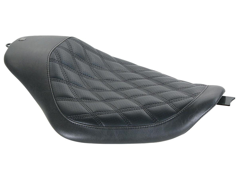 Bob Job Boss Diamond Seat Black Vinyl For 10-20 Sportster