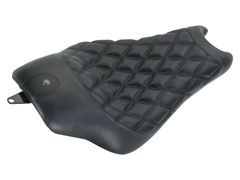 Boss Diamond Solo Seat Black Vinyl For 04-08 XL1200R