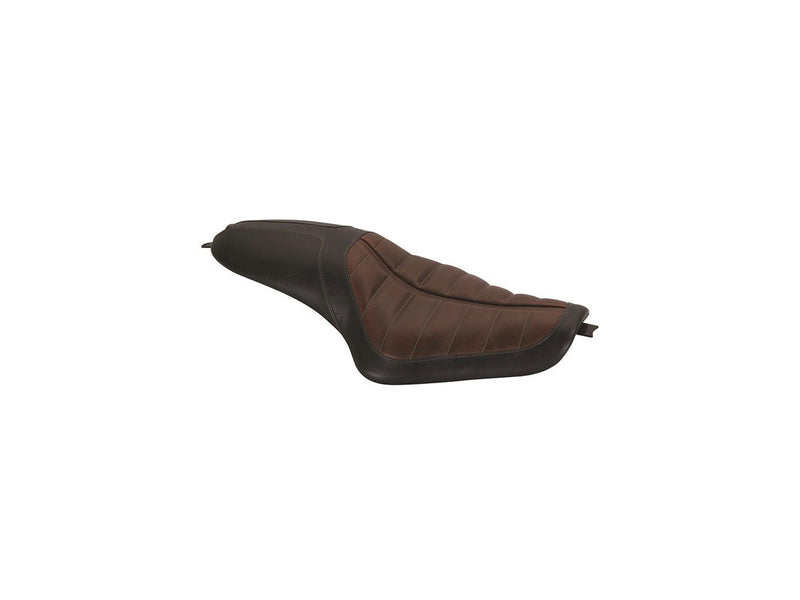 2-Up Enzo Horizontal Seat Black / Brown Vinyl