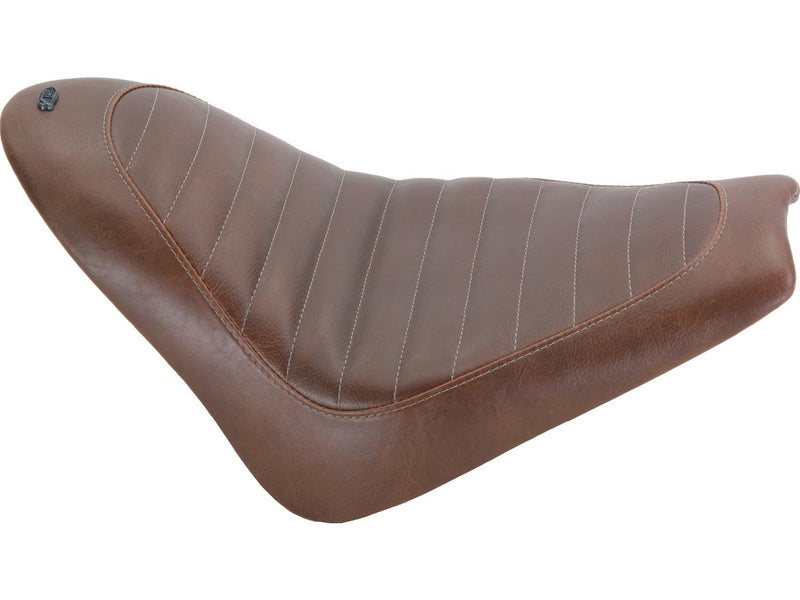 Enzo Horizontal Solo Seat Brown Vinyl