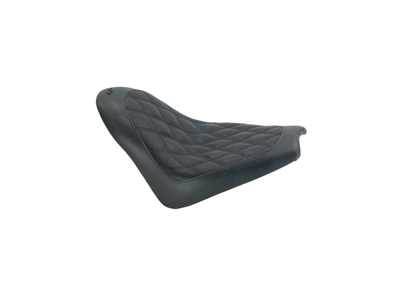 Boss Diamond Solo Seat Black Vinyl For 15-23 Scout