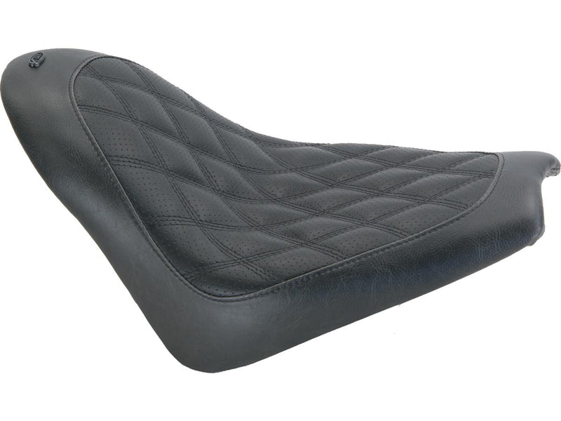 Boss Diamond Solo Seat Black Vinyl For 15-23 Scout