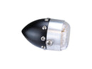 Retro LED Taillight Aluminum Satin Black Satin Clear LED