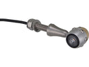 Retro LED Turn Signal V2A Satin Stem Aluminum Satin Brass Satin Clear