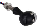 Retro LED Turn Signal/Taillight/Brake Light V2A Black Stem Black Aluminium Satin Smoke