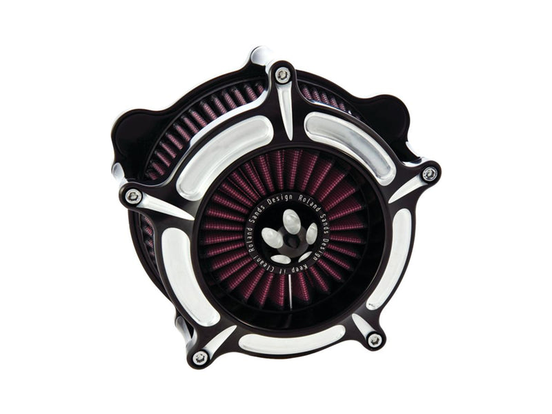 Turbine Air Cleaner Kit Contrast Cut For 16-17 Softail