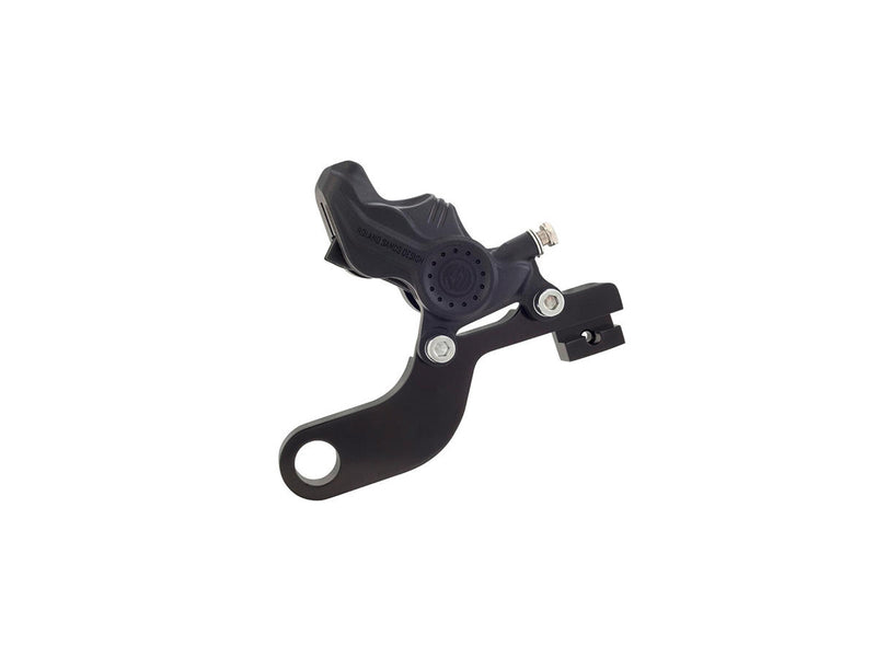 Rear Brake Caliper With Bracket Black Ops For 08-17 Touring