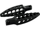 Moto Foot Pegs Straight Male Mount Black